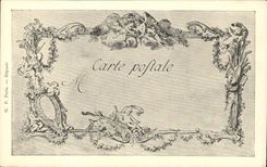 CPA Les chefs d'oeuvre de l'art au 18eme Declaration de la grossessse Moreau le jeune