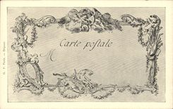 CPA Les chefs d'oeuvre de l'art au 18eme Le rendez vous pour Marly Anne Moreau le jeune