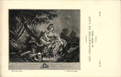 CPA Les chefs d'oeuvre de l'art au 18eme Les delices de l'automne Boucher