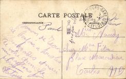 CPA Tours La Loire le pont de pierre la bibliotheque Library Musee d'histoire naturelle Ecole des Beaux Arts