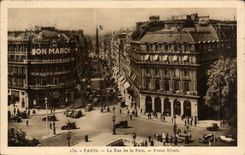 CPA Paris the street of Peace