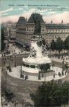 CPA Paris Monument of the Republic