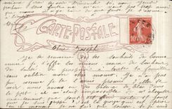 CPA Fantasy Child Happy New Year Mill Millet