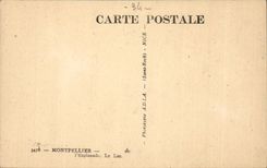 CPA Montpellier l'esplanade Le lac