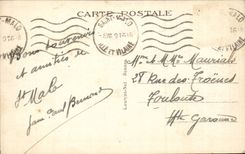 CPA Saint Malo the dam by storm