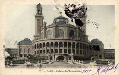 Paris CPA palate of Trocadero