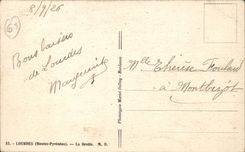 CPA Lourdes the cave