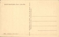 CPA Saint Raphael the gold island
