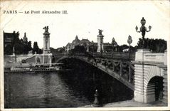 CPA Paris the bridge Alexandre III