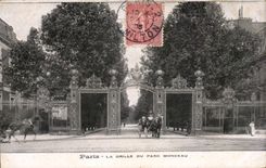 CPA Paris the grid of the park Heap