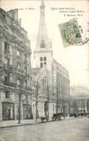 Paris CPA Church Saint Antoine Avenue Ledru Rollin