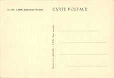 CPA Lyon Cathedral Saint Jean