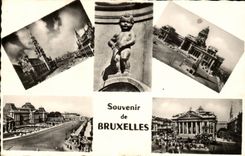 CPA Souvenir of Brussels