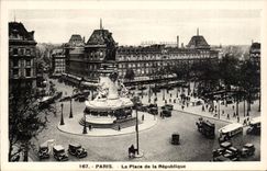 Paris CPA Places republic