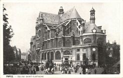 Paris CPA Eglise Sainte Eustache