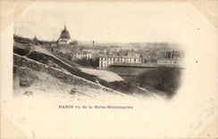 Paris CPA Vu de la Butte montmartre