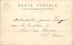 Paris CPA Cour du Louvre