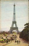 Paris CPA Eiffel Tower
