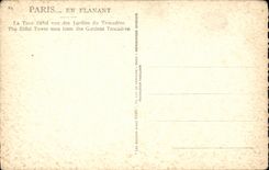 Paris CPA Eiffel Tower