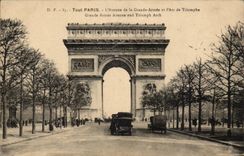 Paris CPA Which occurred of the Large army and Arc de Triomphe