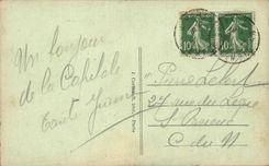 Paris CPA Notre Dame l'abside et la Seine