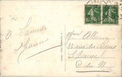 Paris CPA gardens of the basin of Luxembourg