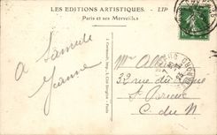 Paris CPA La colonnade du Louvre