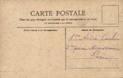 Paris CPA the park Heap (Naumachie)