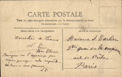 Paris CPA L'arc de triomphe du Carrousel