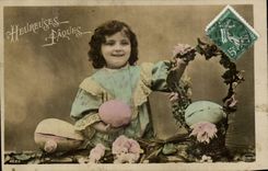 CPA Fantasy Happy Child Easter Easter