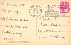 Cahors CPA carries It St Michel Restes of the walls