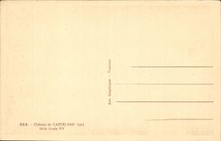 CPA Chateau de Castelnau Salle louis XV