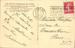 Paris CPA Which occurred of the Champs Elysees