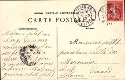 Paris CPA Montmartre Sacre Coeur maison au toit de chaume