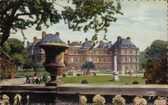 Paris CPA Garden of Luxembourg