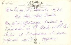 CPA Traces in snow in mountain