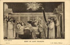 CPA Mort de Saint Francois 