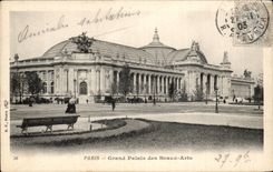 CPA Paris Grand Palais of Beautiful arts