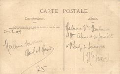 CPA Paris Garden of the museum of Cluny