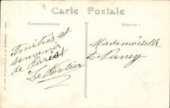 CPA Paris Vue sur le jardin des Tuileries