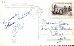 CPM Paris Concorde Conciergerie Palais du Luxembourg et place de l'opera