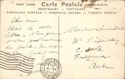 CPA Paris Cathedral of Chartres Capital and panel of planks of the southern porch