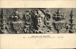CPA Paris Musee des Arts Decoratifs Panneau bois sculpte epoque Louis XIV