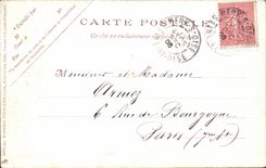 CPA Fantasy full moon with the sea