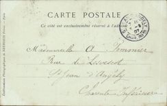 Chartres CPA Statue of Marceau and gendarmerie