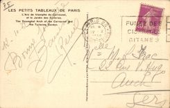 CPA Paris Arc de triomphe du carrousel et le jardin des Tuileries