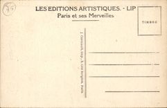 CPA Paris Park of the Chaumont Hillocks the suspended bridge the lake and the view-point