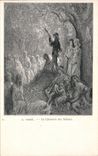 CPA Fantaisie Gustave Dore La chanson des adieux