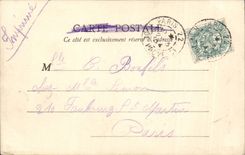 CPA Fantaisie Boucher Venus desarmant l'amour Musee du Louvre Paris 