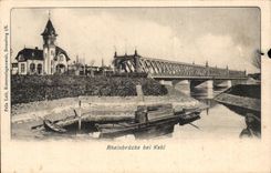 CPA Rheinbrucke EIB Kehl